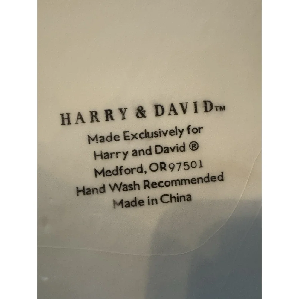 Harry & David Santa's Workshop Ceramic Cookie Jar Holiday Christmas Kitchen